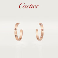 [Hàng có sẵn] Bông tai kim cương vàng hồng Cartier LOVE Series