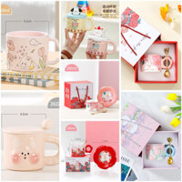 (HÀNG CÓ SẴN) Cốc, ly sứ dễ thương tặng quà sinh nhật