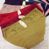 [Hàng có sẵn] Combo 10 Quần lót đúc su pha ren không đường may chất đẹp