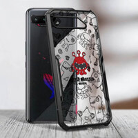 [Hàng có sẵn] Dành cho điện thoại ASUS ROG 5s Pro 5 Ulitmate 3 Strix Phone 2 Ốp lưng trong suốt chống sốc Mẫu số 22