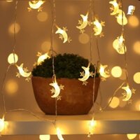 [Hàng có sẵn] Dây đèn led mặt trăng Trang Trí Phòng Ngủ, Rèm Cửa, Sinh Nhật, Lễ Tết Siêu Xinh Xắn