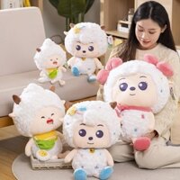 🍬HÀNG CÓ SẴN🍫 Dễ chịu Len Cừu Đồ Chơi Búp Bê Cừu Lười Gối Cừu Đẹp Trẻ Em Quà Tặng Gối Quà Tặng Si
