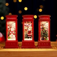 Hàng Có Sẵn Đèn Dầu Nhỏ Để Bàn Trang Trí Giáng Sinh Hình Ông Già Noel Nai Sừng Tấm / Người Tuyết / Tuần Lộc