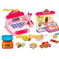 HÀNG CÓ SẴN Đồ chơi máy tính tiền siêu thị bán kem - bán bánh kẹo mini 888-42 (Có sẵn)