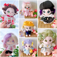 (HÀNG CÓ SẴN) Doll Búp Bê 20cm tóc dài, có kèm quần áo dễ thương, búp bê doll cho bé gái