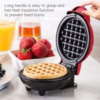 [Hàng có sẵn Giảm giá] Chảo bánh quế Mini Máy làm đồ ăn sáng Chảo làm bánh quế Máy làm bánh quế Máy làm bánh quế điện