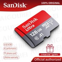 ♥Hàng Có Sẵn + Giao Hàng Miễn Phí + COD♥Thẻ Nhớ SanDisk Thẻ Nhớ Micro SD 256GB 128GB 64GB 32GB 16GB 8GB 4GB Class10 UHS-1 Thẻ Nhớ Bộ Chuyển Đổi Miễn Phí Ultra A1 Đầu Đọc Thẻ TF