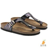 [Hàng có sẵn Giày birkenstock của Đức Giày dép nam nút chai dép đi biển phẳng Dép nam