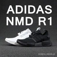 [Hàng có sẵn] Giày chạy bộ Nhật Bản ADIDAS NMD R1 PRIMEKNIT đen trắng