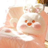 🍩HÀNG CÓ SẴN🍪 Gối hình thỏ chăn bông đa năng nghỉ trưa ngủ trưa văn phòng gối hai trong một