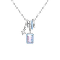 [Hàng có sẵn] HEFANG HEFANG Barbie Aurora Little Rock Sugar Dopamine Vòng cổ sang trọng nhẹ Quà tặng sinh nhật cho nữ