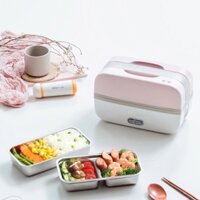 (Hàng có sẵn) Hộp cơm cắm điện giữ nhiệt 2 tầng Bear DFHB10J2 nhỏ gọn có thể mang theo Tuli Store