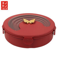 🌞HÀNG CÓ SẴN🌛 Household Living Room Coffee Table Dried Fruit Plate With Lid Candy Box Snack Plate