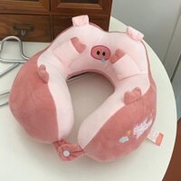 [Hàng có sẵn] ins Hoạt Hình Dễ Thương Vịt Con Heo Con Hình Chữ u Gối Ngủ Mát Mùa Hè Gối Di Động Máy Bay Cổ Gối Hỗ Trợ Eo Hỗ Trợ Cổ Hỗ Trợ Giấc Ngủ Quà Tặng Sinh Nhật