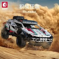 🎡HÀNG CÓ SẴN🥠 Khối xây dựng tương thích Senbao xe địa hình Lamborghini xe đua xếp hình lắp ráp mô