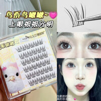 Hàng có sẵn-Không cần keoKhông Keo Động Vật Chim Series Lông Mi Giả Chim Chuchu Rễ Lông Mi Tự Nhiên Trong Suốt