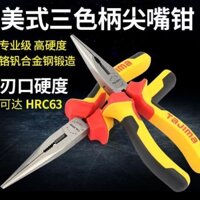 [Hàng có sẵn] Kìm kim tay cầm ba màu Tajima SHP-L6 / L8 Mỹ Kìm kim-Nose Kìm kim đa năng Kẹp mũi kim 20cm 27cm