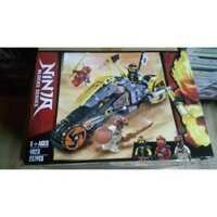 Hàng có sẵn lắp ráp Siêu xe sa mạc của Ninja đen trong Ninjago mã zimo 4023