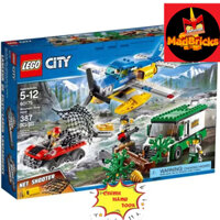 (HÀNG CÓ SẴN ) Lego City 60175 - Mountain River Heist - Bộ xếp hình Lego Truy đuổi tội phạm trên sông