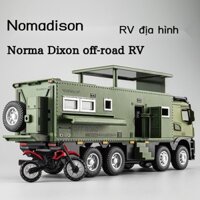 🍑HÀNG CÓ SẴN🍁 Lớn Mercedes-Benz RV 1:24 mô hình xe hơi hợp kim mô phỏng Norma Dison địa hình kéo
