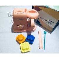 (HÀNG CÓ SẴN) MÁY XAY HẤP4in1 - tặng chảo rán hình cute