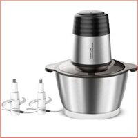 [Hàng Có Sẵn] Máy Xay Thịt Đa Năng Ranbem Model, Cối Inox Có Hai Tốc Độ Lưỡi Kép, Xay Nhanh Chóng Và An Toàn