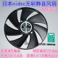 [Hàng có sẵn Miễn phí vận chuyển] 4090 Phiên bản công cộng Quạt làm mát Card đồ họa Nidec DC Quạt im lặng không chổi than DC12V0.63A Vòng bi lỏng