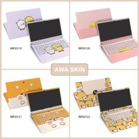 [Hàng Có Sẵn] Miếng Dán Laptop Thỏ Cute AWA SKIN - Skin Cắt Dễ Dán Cho Tất Cả Dòng Máy
