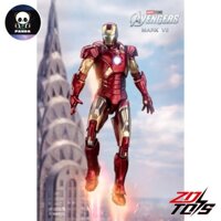 HÀNG CÓ SẴN - Mô Hình Người Sắt Iron Man Mark 7 MK7 ZD Toys 1:10 Marvel Avenger Có Khớp