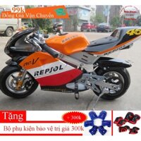 [Hàng có sẵn] Mô Tô Mini Tam Mao | Moto 39cc | Động cơ 2 thì | Nhiêu liệu Xăng pha nhớt