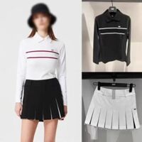 [Hàng có sẵn một bộ] Áo golf nữ phong cách mới 2024 Áo thể thao ngoài trời thời trang dài tay thể thao phong cách mới mùa thu đông áo đấu Polo Bộ đồ chơi G