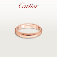 [Hàng có sẵn] Nhẫn Cartier 1895 Vàng hồng Vàng bạch kim Nhẫn cưới cổ điển