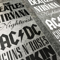 Hàng CÓ SẴN Nước Ngoài Ban Nhạc Rock ACDC Súng Hoa Đêm Chúc Beatles Shi Lincoln Công Viên Dán Xe Ngoài Trời Chống Thấm Nước Treo Tường