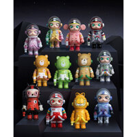 [Hàng có sẵn] POPMART MEGA SPACE MOLLY 100% Chuỗi kỷ niệm Quà tặng trang trí hình thế hệ thứ 3 cho bé gái