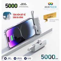 [Hàng có sẵn] Sạc điện thoại dự phòng mini cầm tay đa năng 5000 mAh hỗ trợ nhiều thiết bị - Mintech