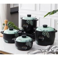 [Hàng có sẵn] Set nồi sứ XO12( 4 nồi) sứ sương Royal Houseware SANG-XỊN-MỊN mẫu mới 2021.