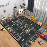 (Hàng có sẵn) Thảm chơi bãi đậu xe Crawl Mat City Road Traffic Floor Mat Kids Play Puzzle Room Hopscotch Mat