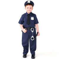 🔥Hàng Có Sẵn🔥 Trang phục Halloween / Blue Boys Police Trẻ em chuyên nghiệp Trang phục biểu diễn Cosplay / Trang phục tiệc ngày lễ