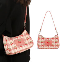 (Hàng có sẵn) Túi Baguette Toutou New Cherry Underarm Girly Túi đeo chéo dễ thương