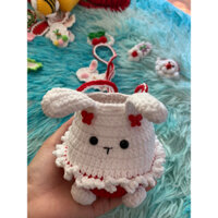 Hàng có sẵn-Túi đeo chéo, túi đựng tiền lì xì cho bé bằng len