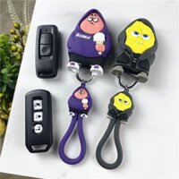 [Hàng có sẵn] Vỏ chìa khóa ô tô cho HONDA Scoopyi SH Giorno AB Forza 350 Pcx160 Adv350 Silicone Hoạt hình dễ thương mới
