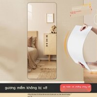 [Hàng có sẵn/Ảnh thật] Acrylic mềm gương tự dán tường phòng tắm phòng tắm nhà gương dài ký túc xá I