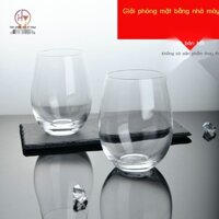 [Hàng có sẵn/Ảnh thật] Cốc nước thủy tinh trong suốt cao cấp đơn giản cốc đựng trứng thủy tinh pha