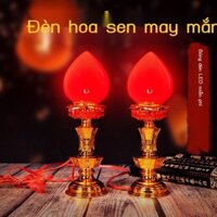 [Hàng có sẵn/Ảnh thật] Plug-in LED Thần Tài đèn nến điện tử tuổi thọ đào đèn nến sóng tài lộc đèn d