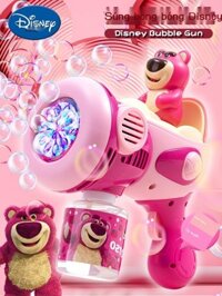 [Hàng có sẵn/Ảnh thật] Trẻ Em Bé Gái Gấu Dâu Hoàn Toàn Tự Động Súng Gatling Disney Máy Bong Bóng Đồ