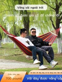 [Hàng có sẵn/Ảnh thật] Võng xích đu ngoài trời chống Rollover người lớn và trẻ em đôi móc dày thiết