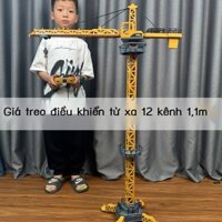 [Hàng có sẵn/Ảnh thật] Xe ô tô điều khiển từ xa cần cẩu lớn cần cẩu tháp cậu bé đồ chơi trẻ em cần