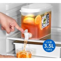 [Hàng có sẵn]Bình Đựng Nước Tủ Lạnh Có Vòi 3.5L