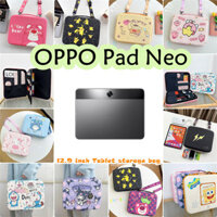 Hàng có sẵnDành Cho OPPO Pad Neo 12.9 inch Túi Bảo Quản Máy Tính Bảng Niche Hoạt Hình Bàn Phím Laptop Máy Tính Bảng Túi Chống Sốc Chống Thấm Nước