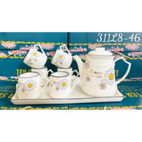 HÀNG CÓ SĂN(LOẠI 1) HÀNG CÓ SẴN Bộ ấm chén phong cách Hàn Quốc,bộ ấm chén phong cách hiện đại GỐM SỨ CAO CẤP